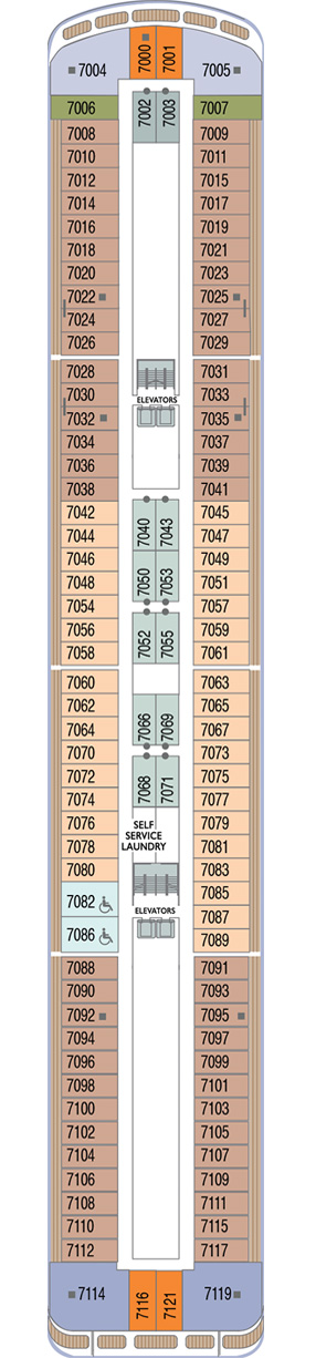 Azamara Pursuit Deck 7 deck plan