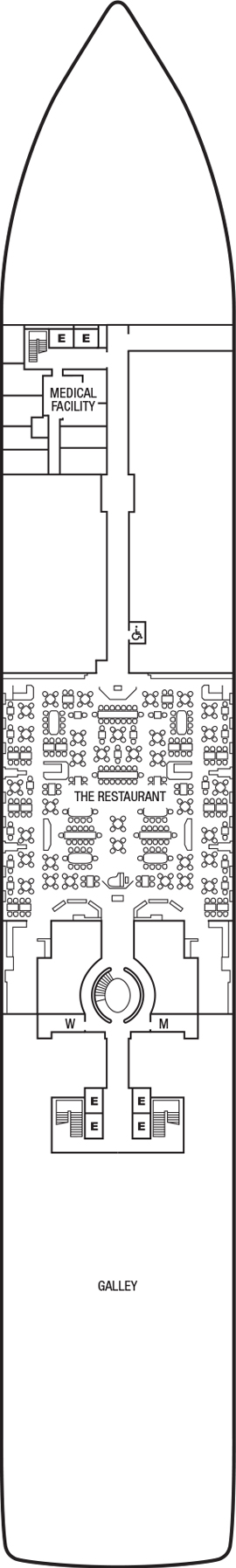 Seabourn Encore Deck 4 deck plan