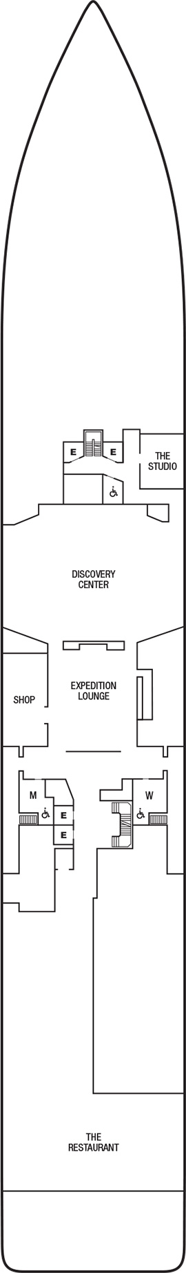 Seabourn Venture Deck 4 deck plan