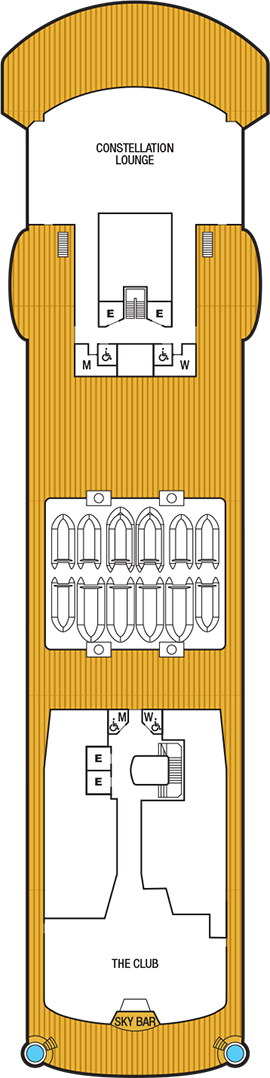 Seabourn Venture Deck 9 deck plan