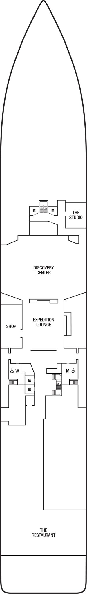 Seabourn Pursuit Deck 4 deck plan