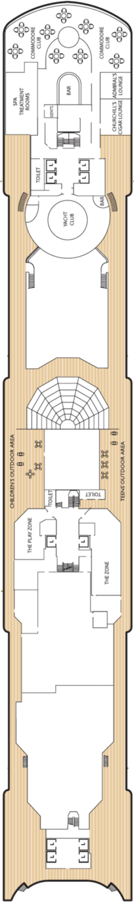 Queen Elizabeth Ten deck plan