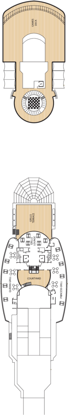 Queen Elizabeth Eleven deck plan