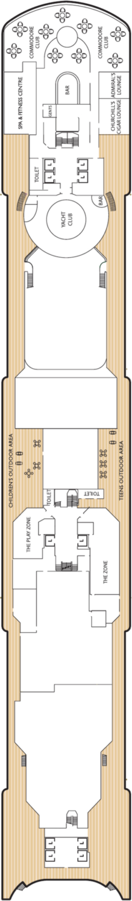 Queen Victoria Ten deck plan