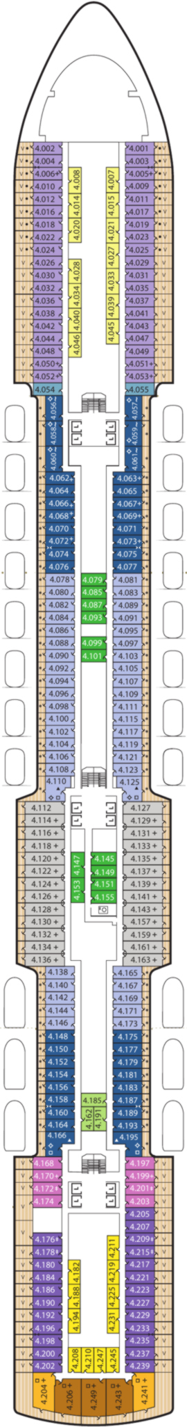 Queen Anne Deck 4 deck plan