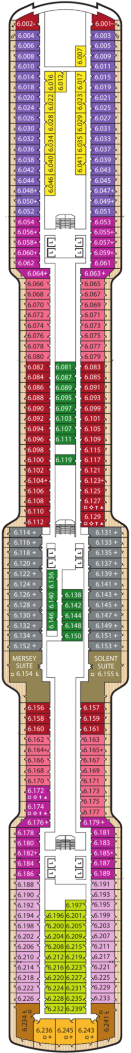 Queen Anne Deck 6 deck plan
