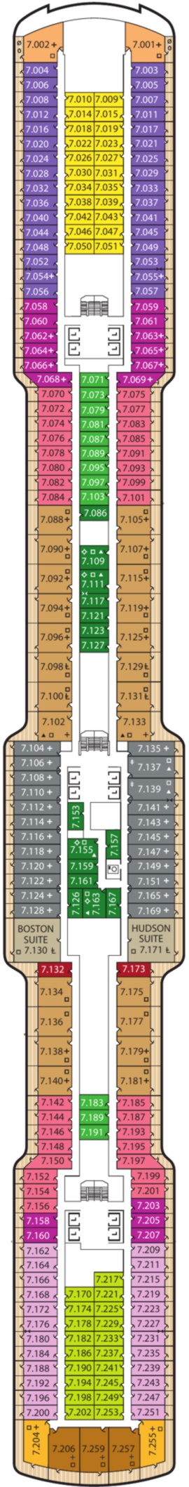 Queen Anne Deck 7 deck plan