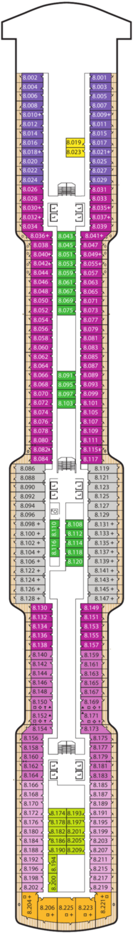 Queen Anne Deck 8 deck plan