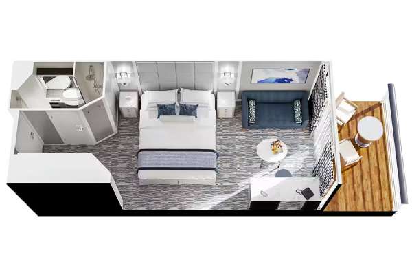 Concierge Level Veranda Stateroom