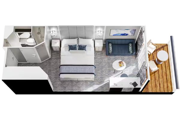 Concierge Level Veranda Stateroom
