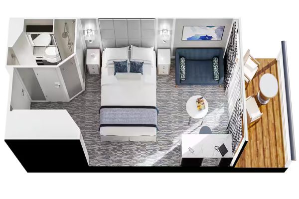 Concierge Level Veranda Stateroom