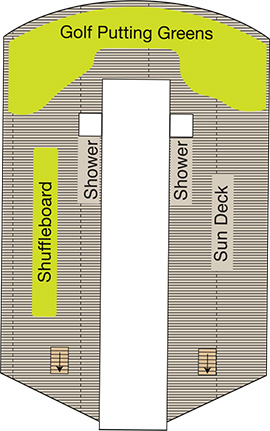 Oceania Aurelia Deck 11 deck plan