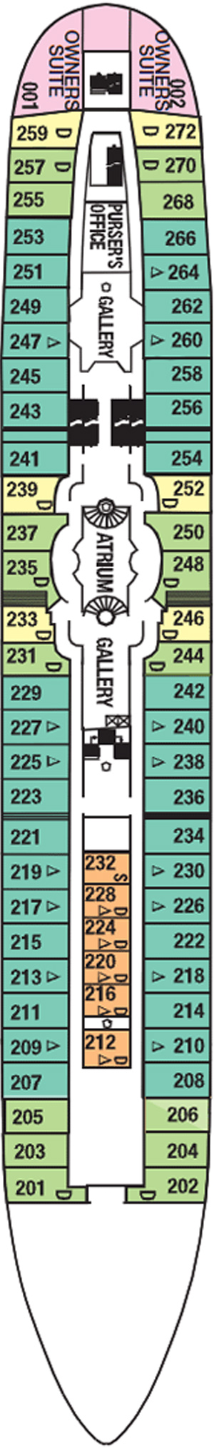 Royal Clipper Clipper Deck deck plan