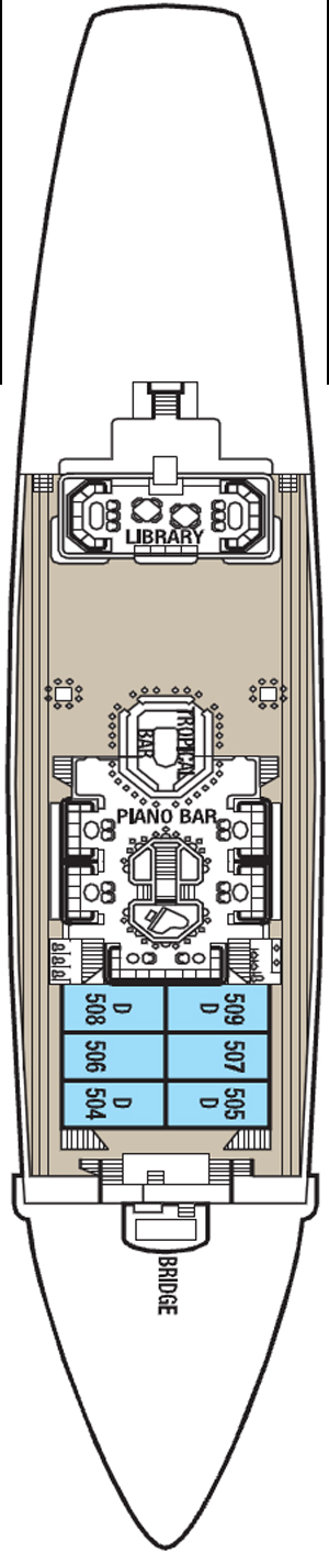 Star Clipper Main Deck deck plan