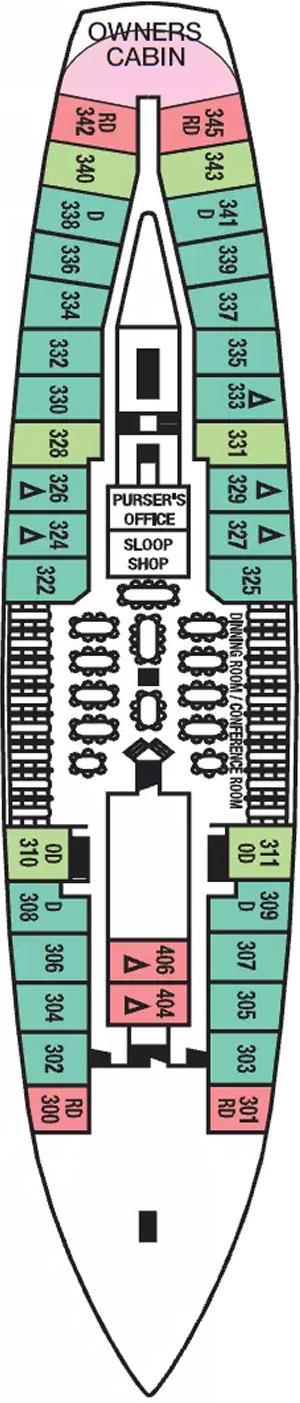 Star Flyer Clipper Deck deck plan