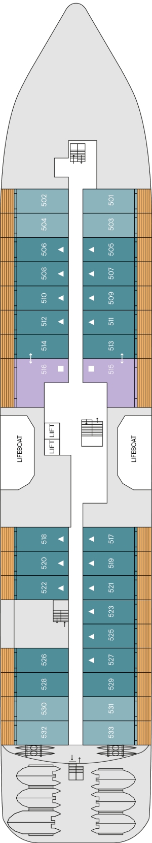 SH Vega Deck 5 deck plan