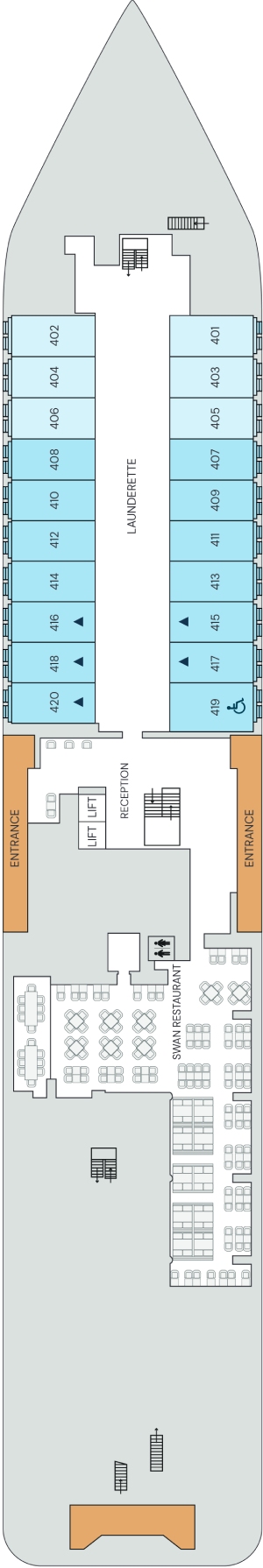 SH Diana Deck 4 deck plan
