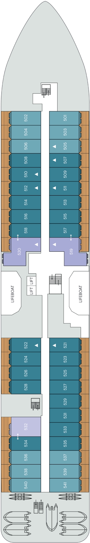 SH Diana Deck 5 deck plan