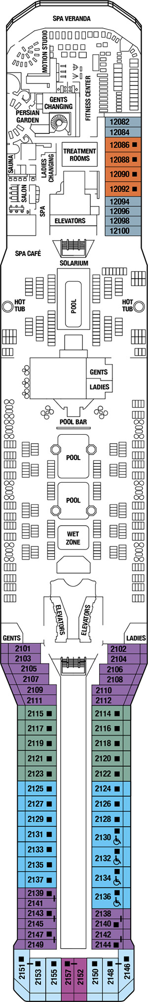 Deck 12 - Resort Deck