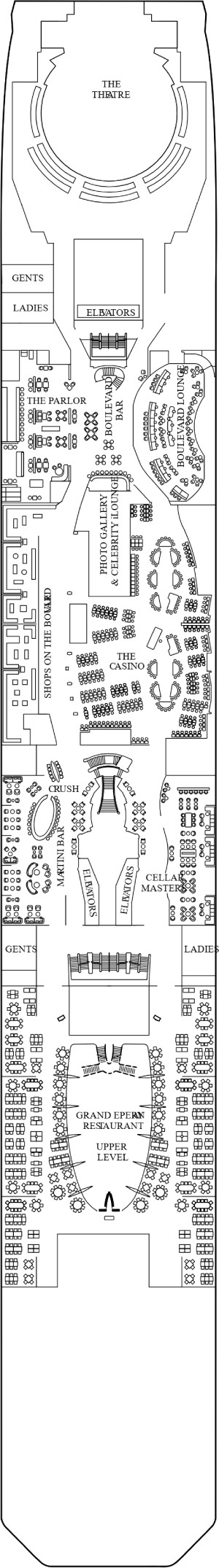 Celebrity Solstice Deck 4 deck plan