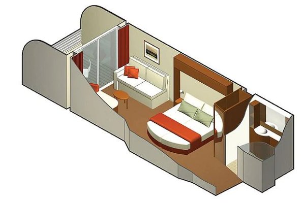 Deluxe Veranda Stateroom