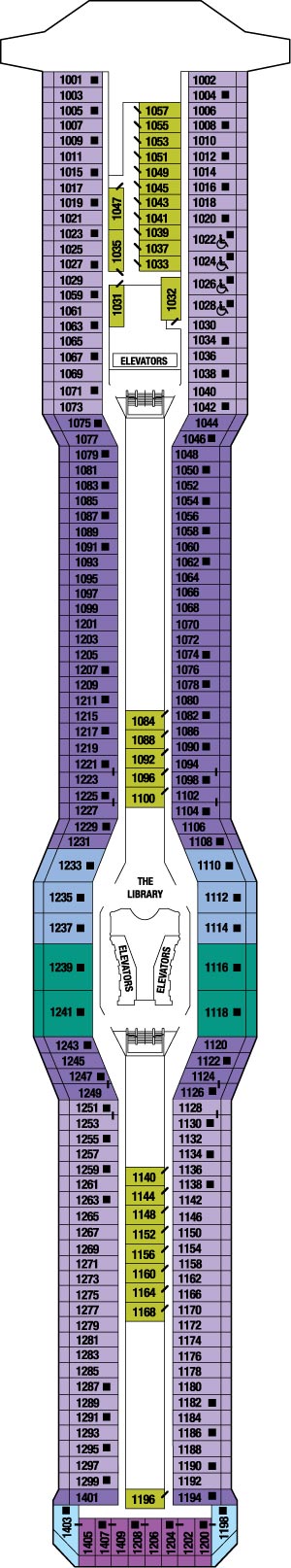 Celebrity Equinox Deck 10 Sky deck plan