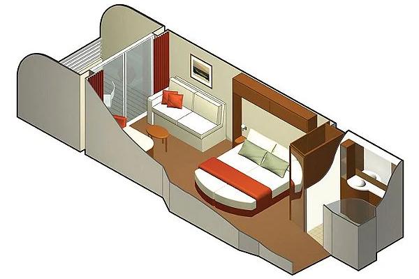 Veranda Stateroom (Partial View)