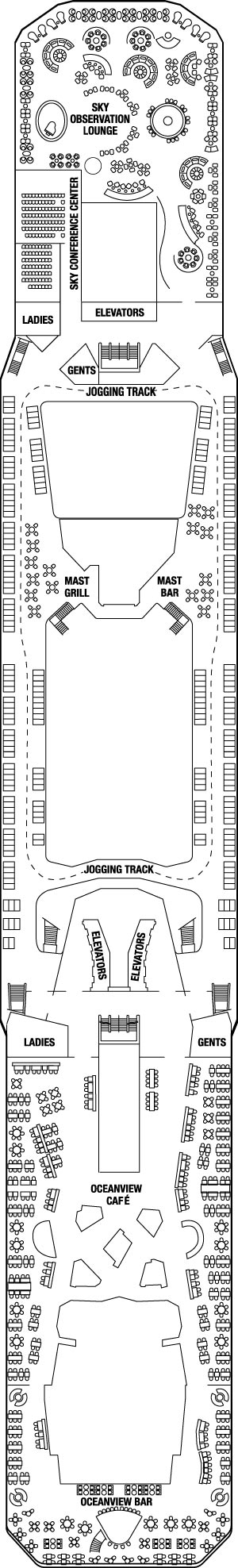 Celebrity Eclipse Deck 14 deck plan