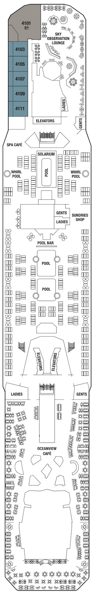Deck 14 - Lido Deck