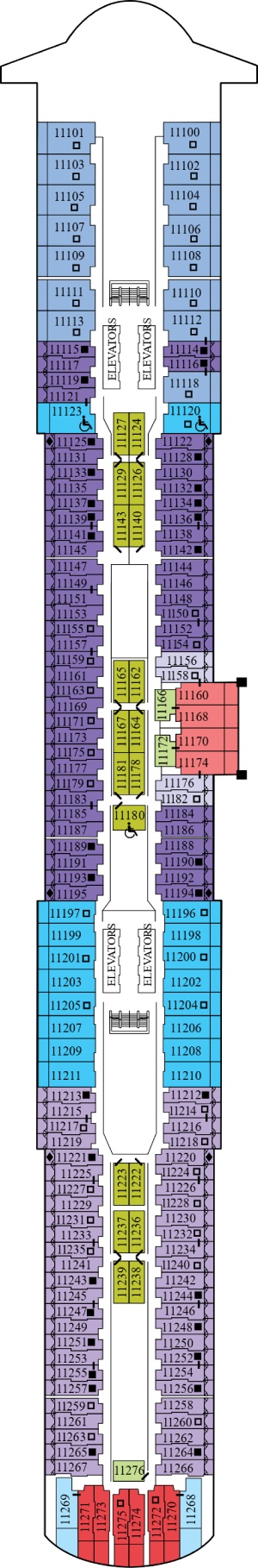 Celebrity Edge Deck 11 deck plan