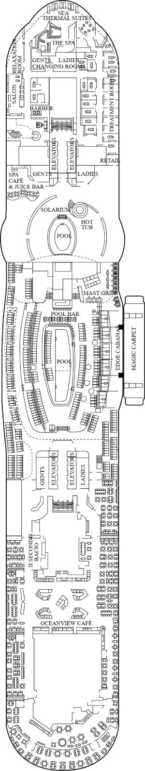 Celebrity Edge Deck 14 deck plan