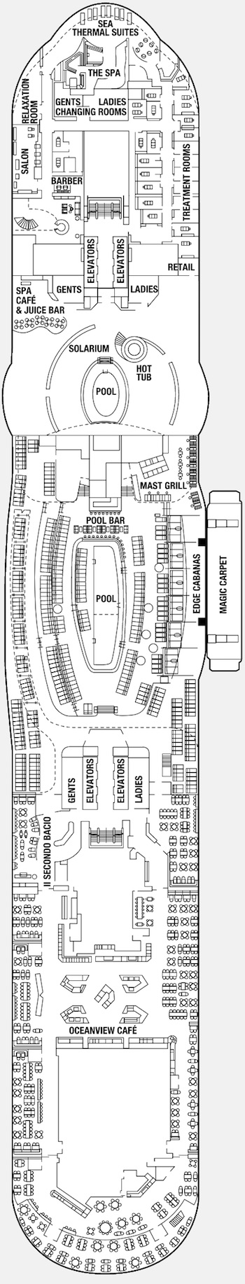Celebrity Edge Deck 14 deck plan