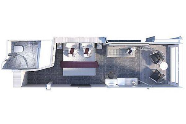 AquaClass Veranda Stateroom