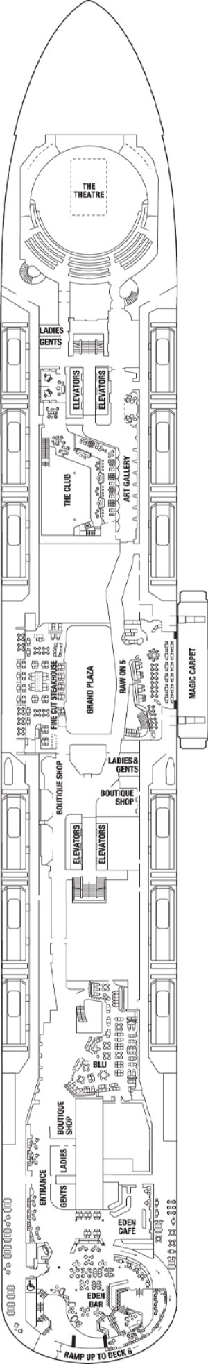 Celebrity Apex Deck 5 deck plan