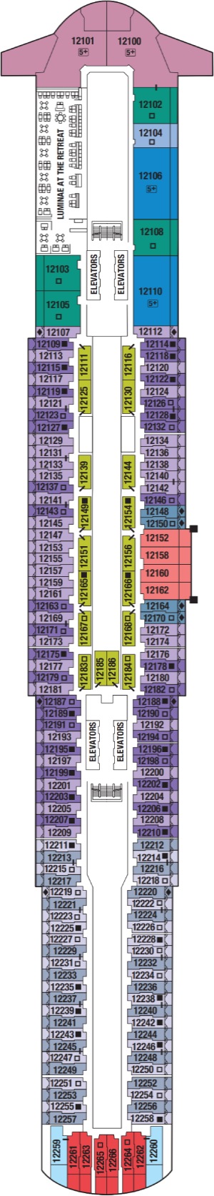 Celebrity Apex Deck 12 deck plan