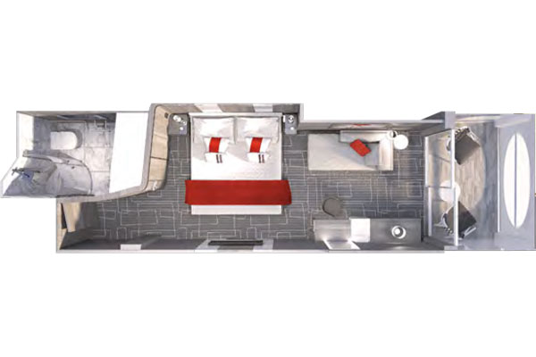 Deluxe Porthole View Stateroom with Veranda