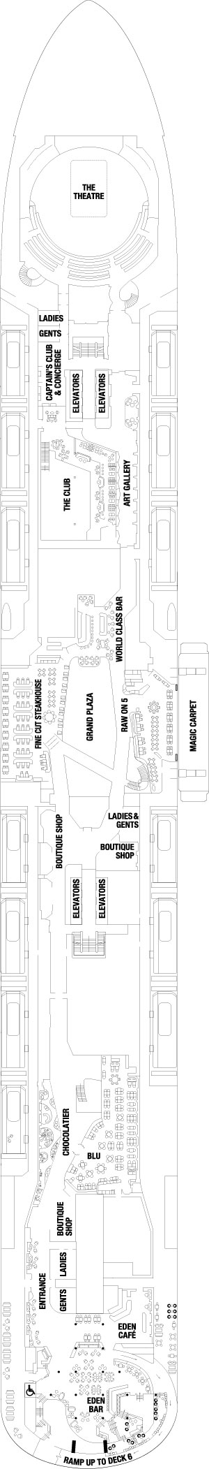 Celebrity Beyond Deck 5 deck plan