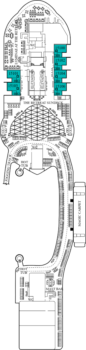 Celebrity Beyond Deck 16 deck plan