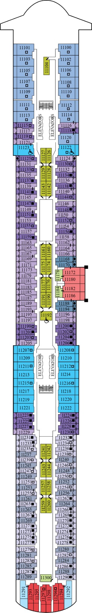 Celebrity Beyond Deck 11 deck plan