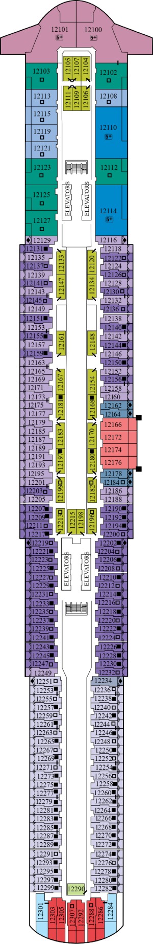Celebrity Beyond Deck 12 deck plan