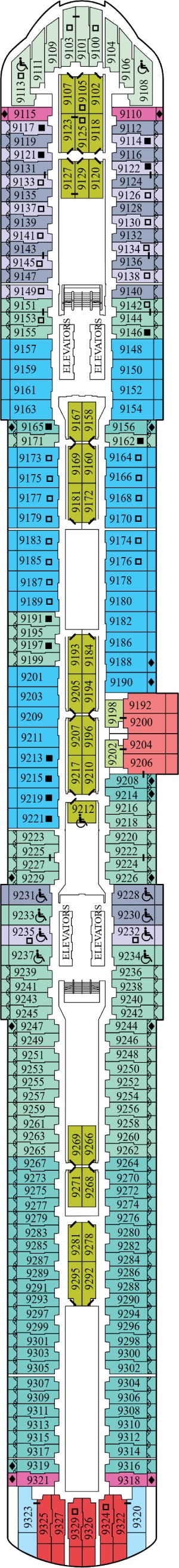 Celebrity Beyond Deck 9 deck plan