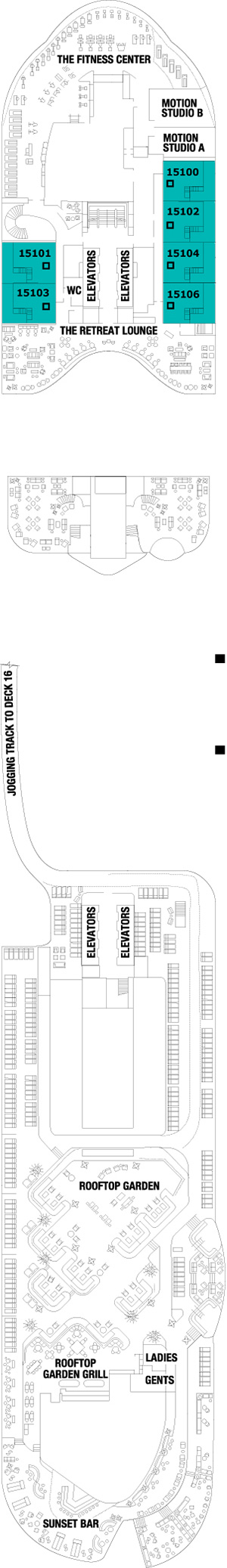 Celebrity Ascent Deck 15 deck plan