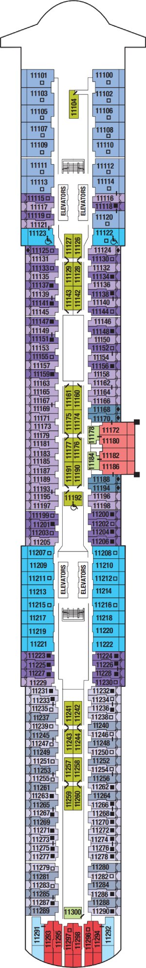 Celebrity Ascent Deck 11 deck plan