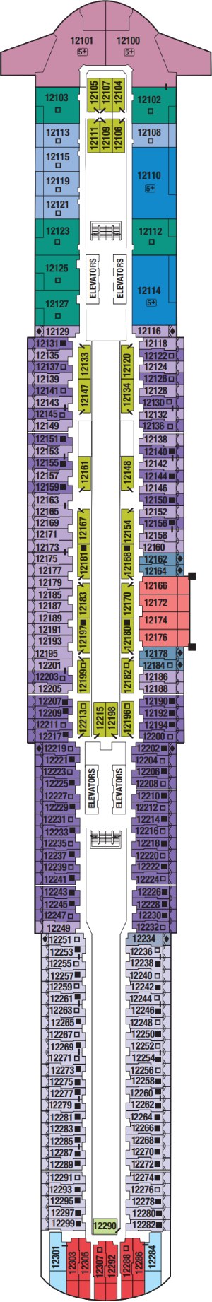 Celebrity Ascent Deck 12 deck plan