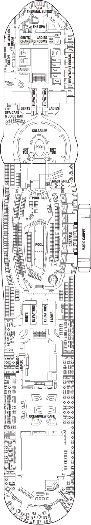 Celebrity Ascent Deck 14 deck plan