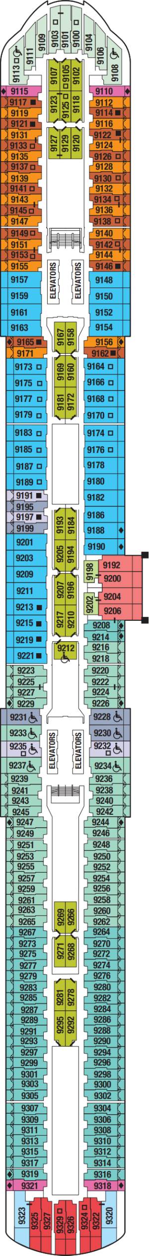 Celebrity Ascent Deck 9 deck plan