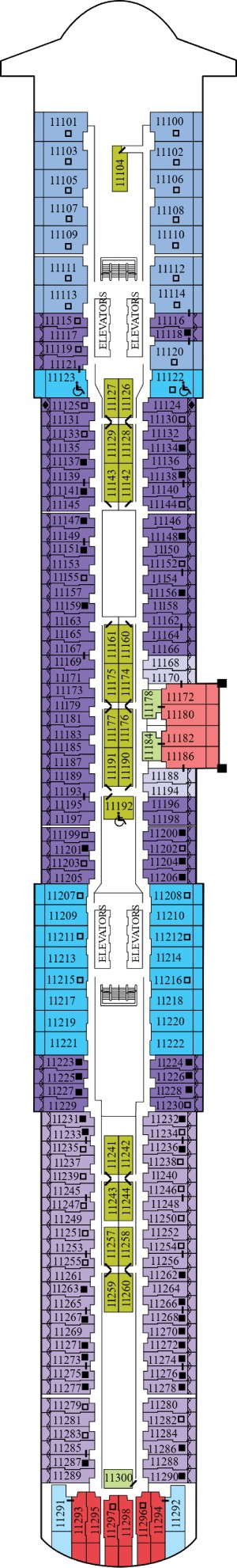 Celebrity Ascent Deck 11 deck plan