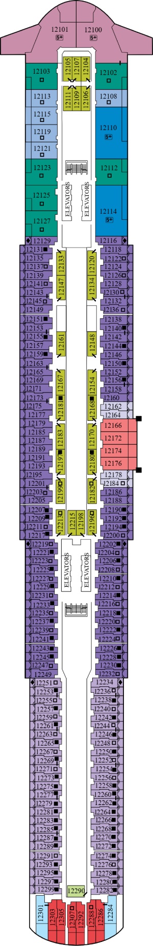 Celebrity Ascent Deck 12 deck plan