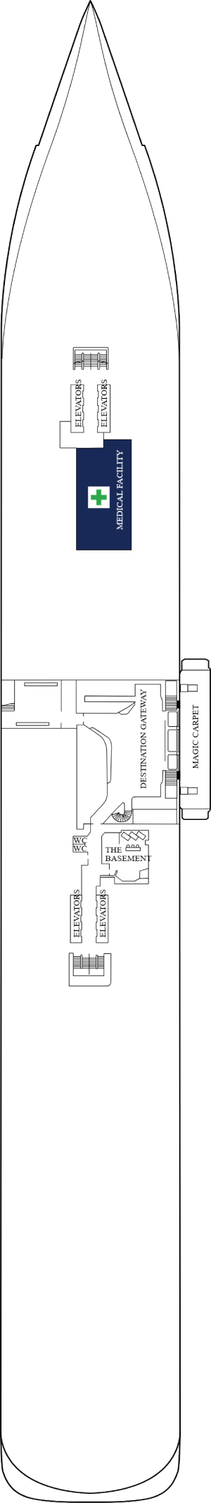 Celebrity Xcel Deck 2 deck plan