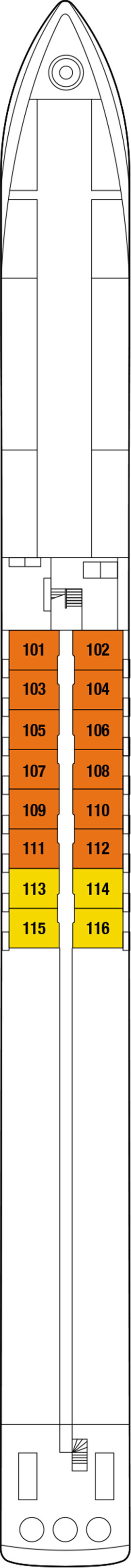 Celebrity Wanderer Deck 1 deck plan
